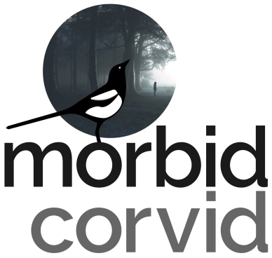 Logo design for morbid corvid website.